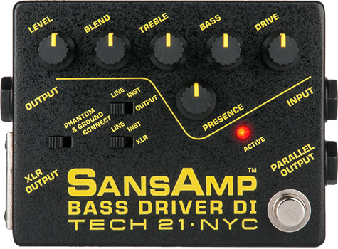 tech 21 sansamp bass driver di v2 350