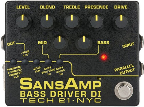 tech 21 sansamp bass driver di v3 350